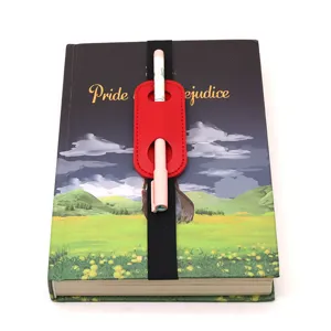 Support stylo elastique en cuir pour carnet agenda planificateur boucle de stylo poche accessoire.