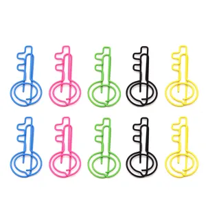 Creatieve Sleutelvorm Metalen Paperclips Schattige Kantoor Document Classificatie Clips Bureau Accessoires