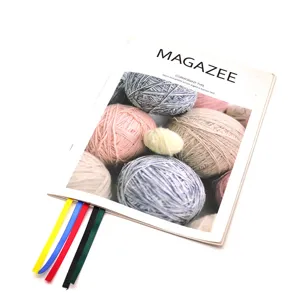 Colorful leather ribbon bookmarks for books, journals, and student textbooks stationery.