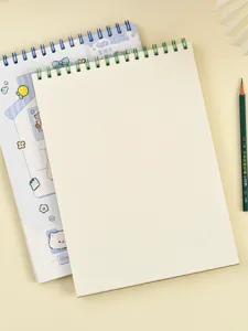 A4 Skizzenbuch süße Tiere Zeichenblock Spiral Art Papier für Studenten Malerei schreiben.
