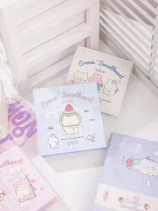 Leuke cartoon fotokaarten album voor 3 inch polaroids en idoolkaarten, schattige opberghouder.