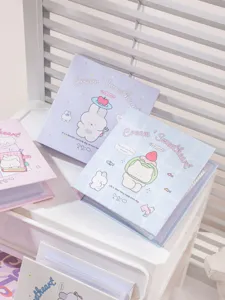 Schattig mini fotoalbum voor fotokaarten 3 inch Polaroid kaart opbergboek pastel