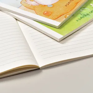 Carnet de notes ligné relié B5 minimaliste avec belle couverture mignonne pour étudiants.