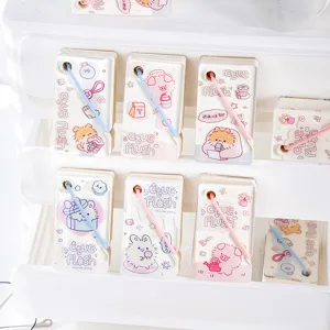 INS style cute acrylic strap notebook portable blank memo pocket vocabulary notepad for daily use