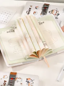Leuke puppy wachtwoord slot notitieboek cadeauset creatieve studenten dagboek voor schrijven.