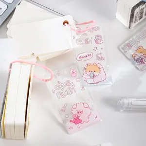 INS style acrylic binder pocket memo pad portable cute pet blank vocabulary notebook