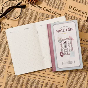 Reise TN Notizbuch tragbar Tagebuch gepunktet Planer aesthetic Schreibwaren Journal