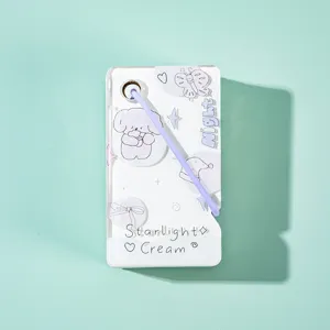 INS style acrylic strap memo notebook portable cute pet blank pocket book for daily notes.
