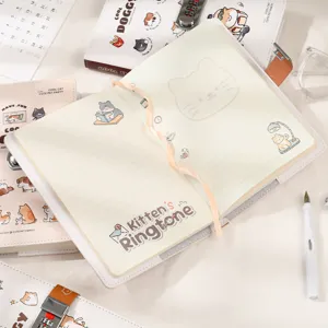 Schattig huisdier wachtwoord slot notebook planner cadeauset voor studenten en verjaardag