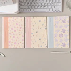A5 Lined Notebook Softcover Journal Floral Design Writing Notebook Student Office Note Taking Paper Stationery Gift