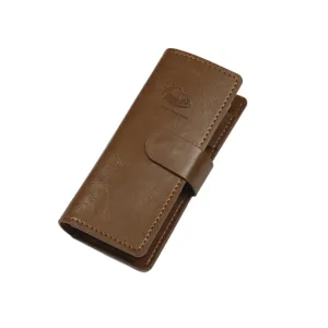 Carnet en cuir marron feuilles mobiles agenda de poche portable planificateur d affaires étui