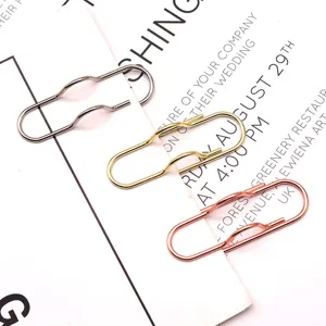 Clips per penne in metallo fermagli set di 3 accessori di cancelleria argento oro oro rosa.