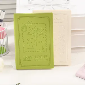 Ästhetisches B6 Notizbuch mit edler Prägung und süßem Design, ideal für tägliche Notizen.