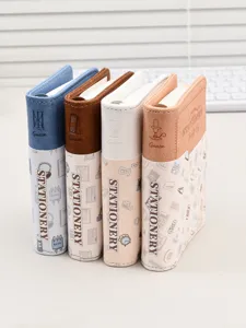 Mini agenda tascabile con copertina in pelle A6, taccuino portatile dettagli