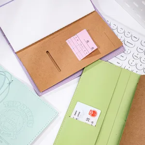 PU leer navulbaar dagboek notitieboek schattige pastel planner agenda voor vrouwen en meisjes hoofdaanzicht