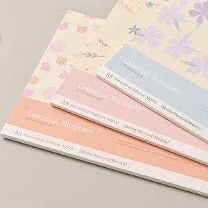 A5 aesthetic floral softcover notebook cute journal for students daily writing notes