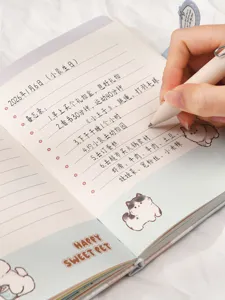 Süßes Cartoon Planer Notizbuch tägliches Tagebuch Schreibwaren Student schönes Notizheft Detail