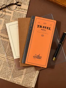 Vintage TN travel journal notebook 32K portable diary planner daily planner stationery