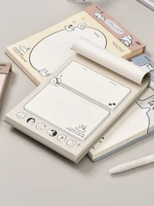 Simpatico blocco note B6 a strappo cancelleria per gatti estetica studente taccuino carta bozza