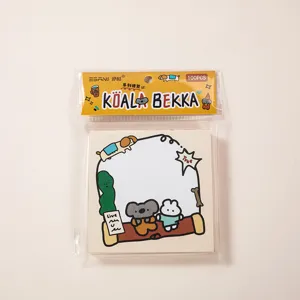 Blocco note adesivo simpatico koala 100 fogli cancelleria kawaii per diario appunti