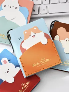 Mini cuaderno de bolsillo diario de viaje portátil linda cubierta animal bloc de notas