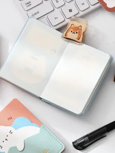 Cuaderno de bolsillo portátil planificador diario diario bloc de notas papelería bonita.