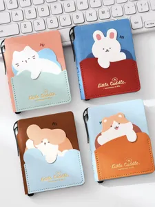 Mini cuaderno de bolsillo portátil diseño animal lindo diario agenda papelería