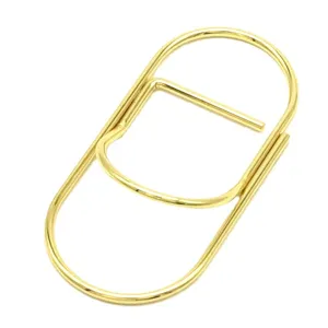 Goldener Metall Stifthalter für Notizbuch Planer, multifunktionaler Buchmarker Clip.