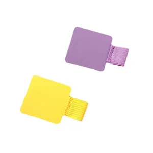 Adhesive PU leather pen holder elastic band loop for notebook tablet diary planner journal 2pcs
