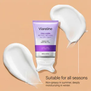 Viareline crema gua sha collagene retinolo 80g rassodante anti-età idratante per il viso cura