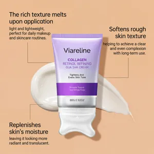 Crema rassodante al retinolo collagene VIARELINE per la cura idratante quotidiana del viso.