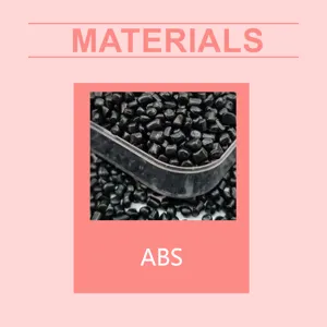 Detail du materiau en plastique ABS pour masseur facial et production de haute qualite.