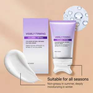 Crema viso rassodante al retinolo collagene gua sha con applicatore 80g cura della pelle