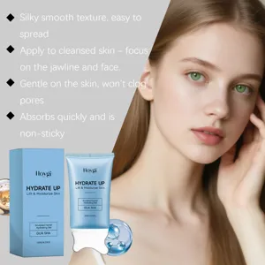 HOYGI face hydrating gel 120g, firming moisturizing facial gel with massage applicator