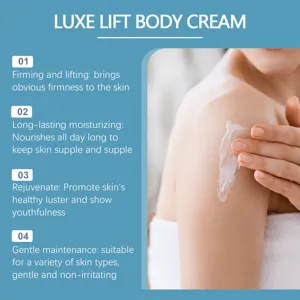 Crème corporelle luxe lift raffermissante hydratante nourrissante pour tous les types de peau.