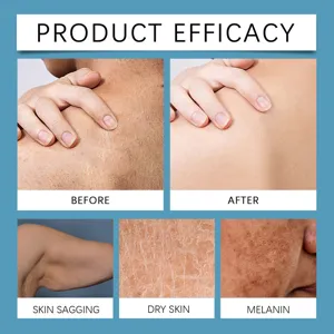 Image de détail de crème hydratante OUHOE montrant l'efficacité cutanée et l'hydratation.