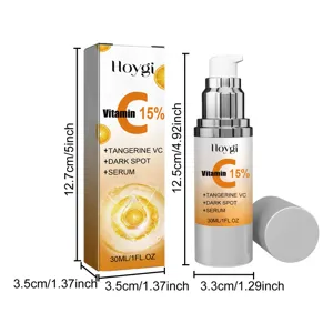 Hoygi 30ml Vitamin C facial serum with 15% concentration for brightening and hydration.