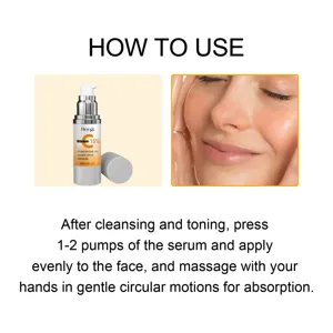 How to use Hoygi 15% Vitamin C facial serum for dark spot treatment and hydration