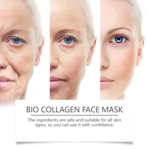 Detailed comparison of skin texture improvement with bio collagen face mask treatment