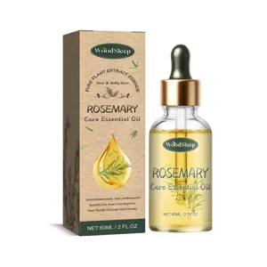 WoodSleep Huile Essentielle de Soin au Romarin 60ml pour Cheveux et Peau Hydratante