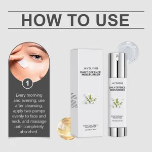 How to use Jaysuing Daily Defence Moisturiser with step-by-step application guide