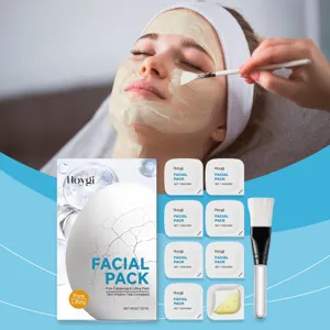 Mascarilla Facial Desechable Untable Reafirmante Y Rejuvenecedora Mascarilla Hidratante Para El Cuidado De La Piel Con Pincel
