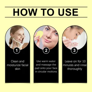 Guide étape par étape sur l'utilisation des disques exfoliants au curcuma pour une peau éclatante.
