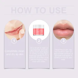 EELHOE voedende lippen scrub en masker verzorging instructie detail afbeelding.