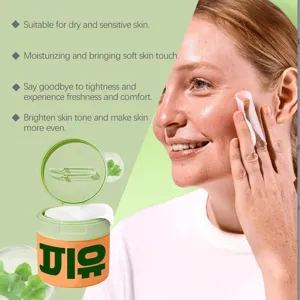 Almohadillas tónicas hidratantes de Centella Asiática para un cuidado facial suave y calmante.