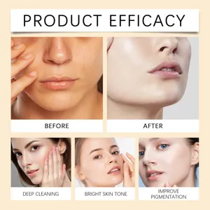 Efficacité du set de nettoyant facial, nettoyage en profondeur, teint éclatant et lisse.