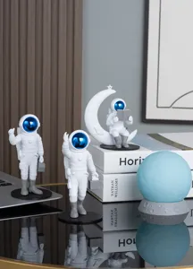 Ensemble de figurines d'astronaute créatives pour décoration de bureau, cadeau de l'espace.