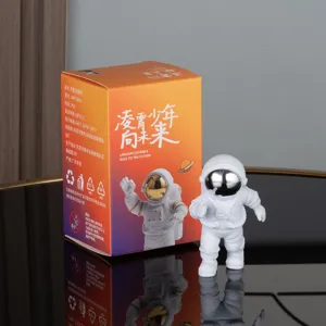 Cute astronaut figurine PVC space toy desk decor birthday gift for kids and boys
