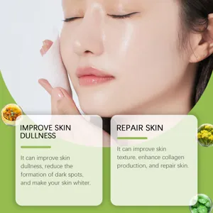 Skincare detail shot showing facial skin repair, brightening and dark spot reduction.