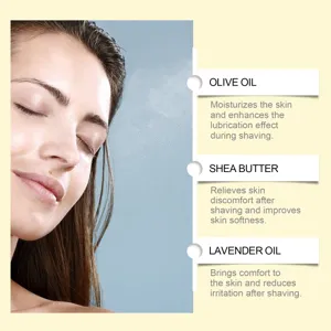Olio da barba nutriente e multifunzionale con ingredienti naturali per una pelle liscia.
